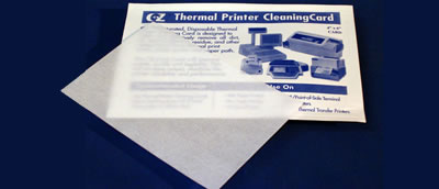 EZ Thermal Printer Cleaning Card
